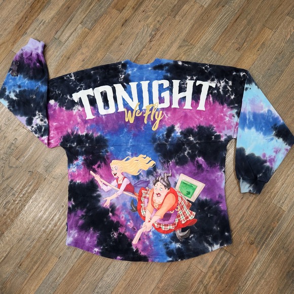 Disney Spirit Jersey Hocus Pocus LARGE TieDye Sanderson Tonight We Fly Halloween - Picture 6 of 13